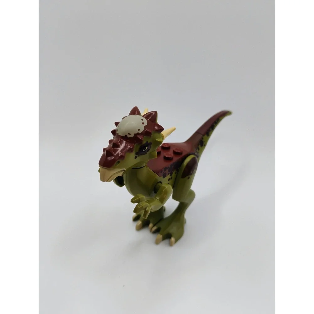 Lego Jurassic World Stygimoloch‎ Dinosaur Figure Olive Green Dark Red 75927